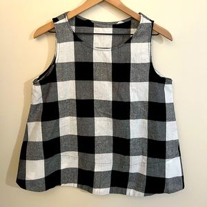 💛2/$10 Plaid sleeveless top